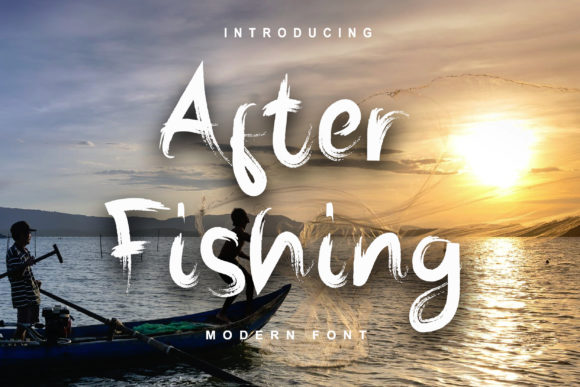 After Fishing: A Chic Display Font for Handmade Labels & Printables