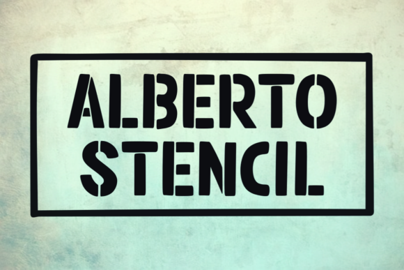 Alberto Stencil: A Display Font That Builds Brand Trust