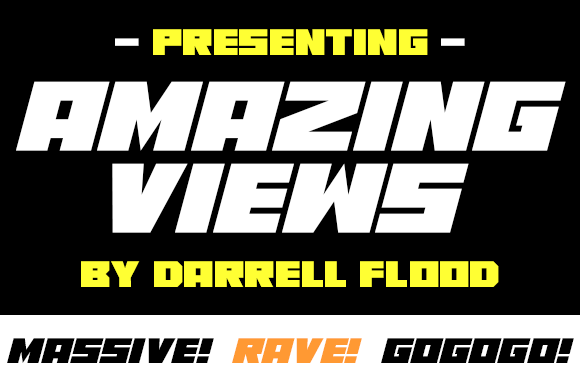 Amazing Views: A Bold Display Font for Impactful Branding