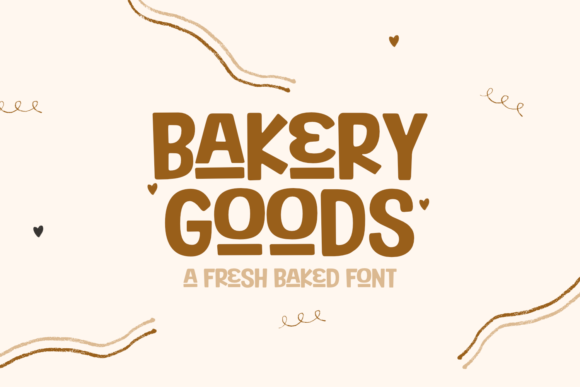 Bakery Goods: A Vintage Display Font for Editorial Charm