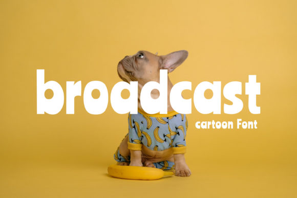 Broadcast: A Playful Display Font with Editorial Charm