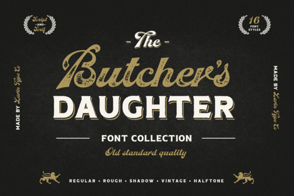 Butcher’s Daughter: A Bold Display Font That Elevates Your Brand