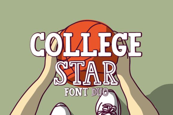 College Star: A Vintage Display Font for Editorial Impact