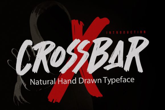 Crossbar: A Bold Display Font for Handmade Labels & Printables