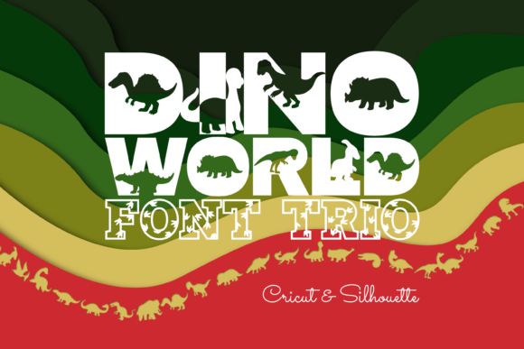 Dino World Trio: A Playful, Professional Display Font for Small Businesses
