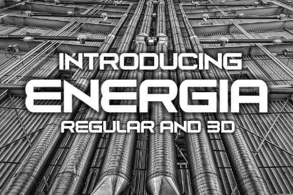Energia: A Sharp, Simple Display Font That Just Works