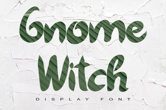 Gnome Witch: A Display Font That Makes Your Headlines Pop