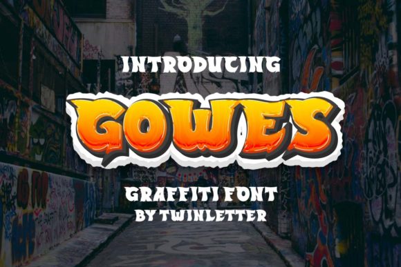 Gowes: A Bold Graffiti Display Font for Impactful Web Design