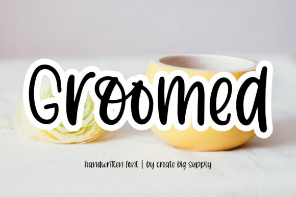 Groomed: A Display Font That Feels Like a Deep Breath