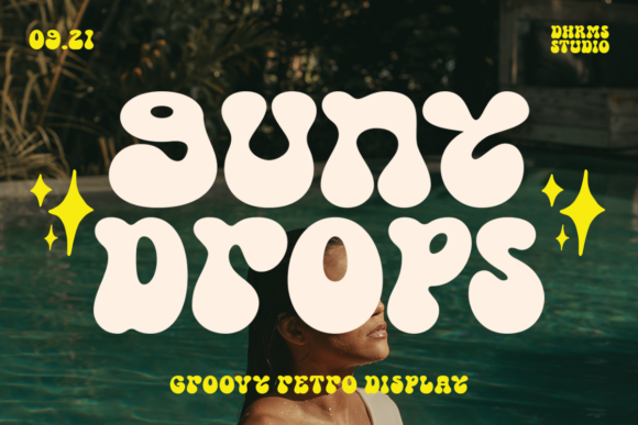Gunydrops: A Playful Display Font for Handmade Charm