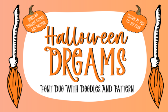 Halloween Dreams Font: A Chic Display Typeface for Digital Branding