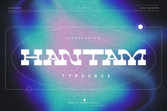 Hantam: A Bold Display Font for Digital Brand Identity