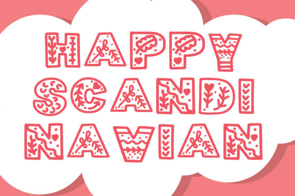 Happy Scandinavian: A Playful Display Font for Warm Brand Identities
