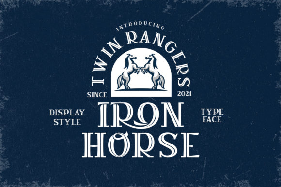 Iron Horse: A Bold, Vintage Display Font That Elevates Real Business Branding
