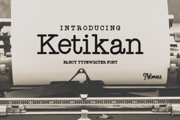 Ketikan: A Display Font That Feels Like Hand-Typed Charm