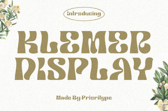 Klemer: A Wavy, Whimsical Display Font That Feels Like a Warm Welcome