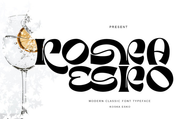 Koska Esko: A Whimsical Display Font That Cuts Through the Feed