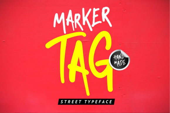 Marker Tag: A Display Font That Cuts Through the Feed