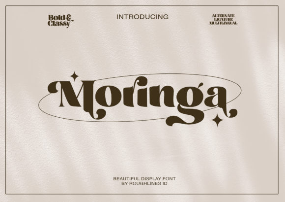 Moringa: A Display Font That Earns Its Space