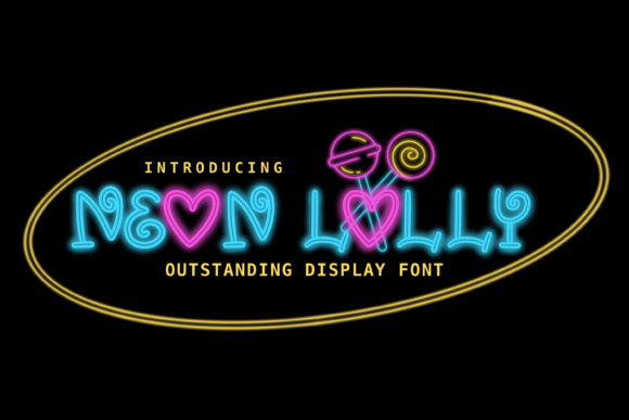 Neon Lolly: A Vibrant Display Font for Editorial Joy