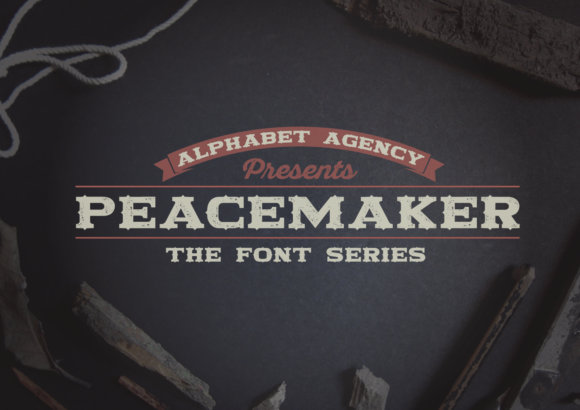 Peacemaker: A Bold Vintage Display Font for Crafters