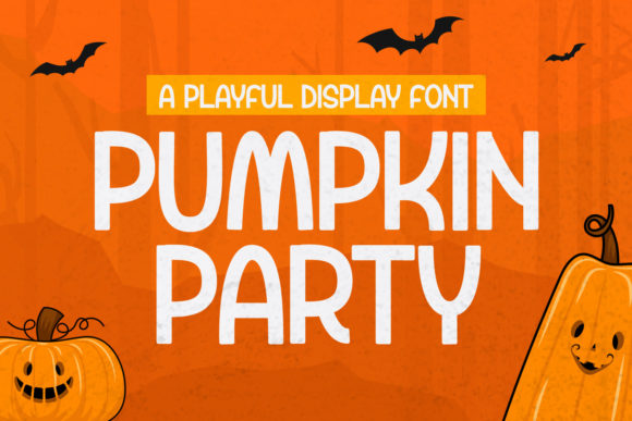 Pumpkin Party Font: Spooky Charm for Your Brand