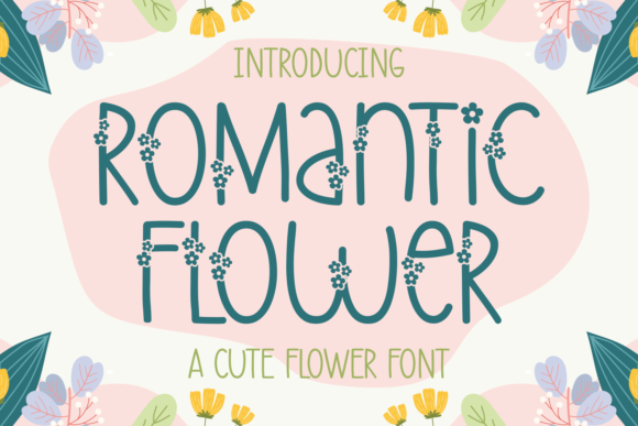 Romantic Flower: A Delicate Display Font for Thoughtful Branding