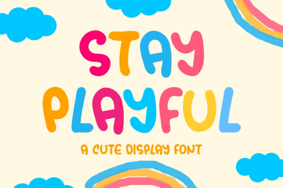 Stay Playful: A Display Font That Lifts Editorial Design