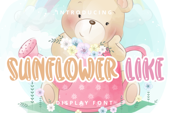 Sunflower Like: A Playful Display Font for Digital Brands