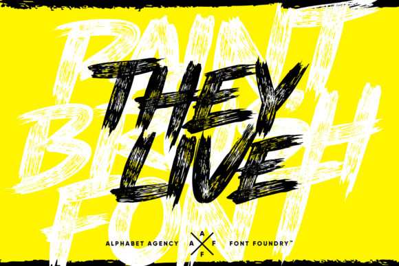 They Live Font: A Bold Display Typeface for Campaign Headlines