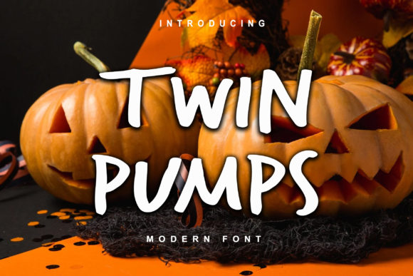 Twin Pumps Display Font for Handmade Creators